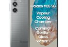 Samsung Galaxy M35 5G (Thunder Grey,6GB RAM,128GB Storage)| Corning Gorilla Glass Victus+| AnTuTu Score 595K+ | Vapour Cooling Chamber | 6000mAh Battery | 120Hz Super AMOLED Display| Without Charger