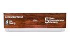 Godrej 1.5 Ton 3 Star, 5 Years Comprehensive Warranty, 5-In-1 Convertible Cooling, Wood Finish, Inverter Split AC (Copper, 4 Way Air Swing, AC 1.5T SIC 18VTC3 WYB TK, Teak Wood)