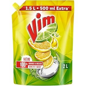 Vim Dishwash Gel - 750 ml (Lemon)